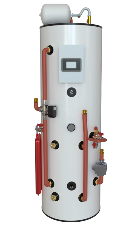 Imagem de AQUAPURA THERMOBOX DUO LIGHT  CLIMATIZAÇÃO (INÉRCIA) | AQS  (Unidade Interior para Bombas  de Calor)