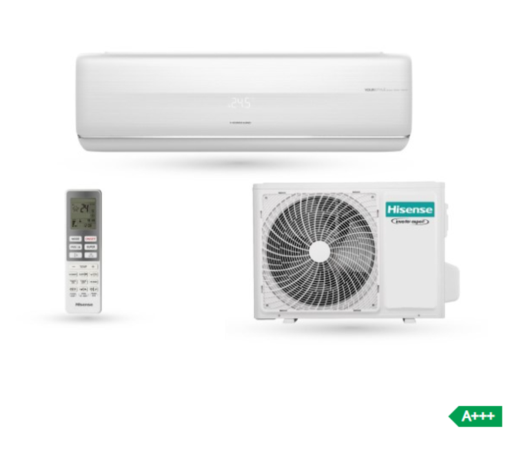 Imagem de Ar Condicionado HISENSE Fresh Master QF25XW00 (Unidade Interior e Unidade Exterior)